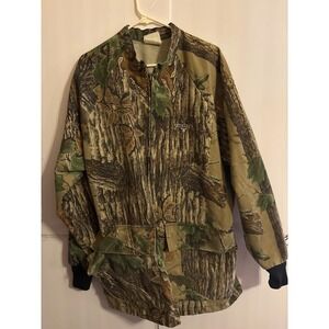 VTG ScentLok Realtree Camouflage Odor Eliminating Hunting‎ Jacket XL blem